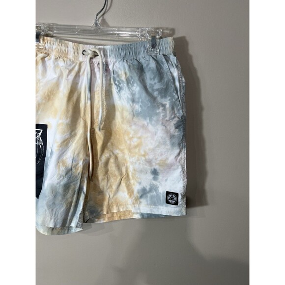 Welcome Skateboards Men's Yellow Blue Tie Dye Shorts Large - Picture 12 of 15